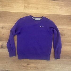 Nike purple crewneck size M